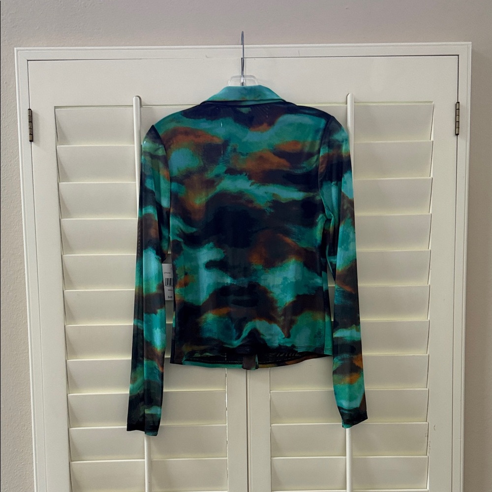 Tinsel Multicolor Button-Down Shirt - Picture 4 of 4